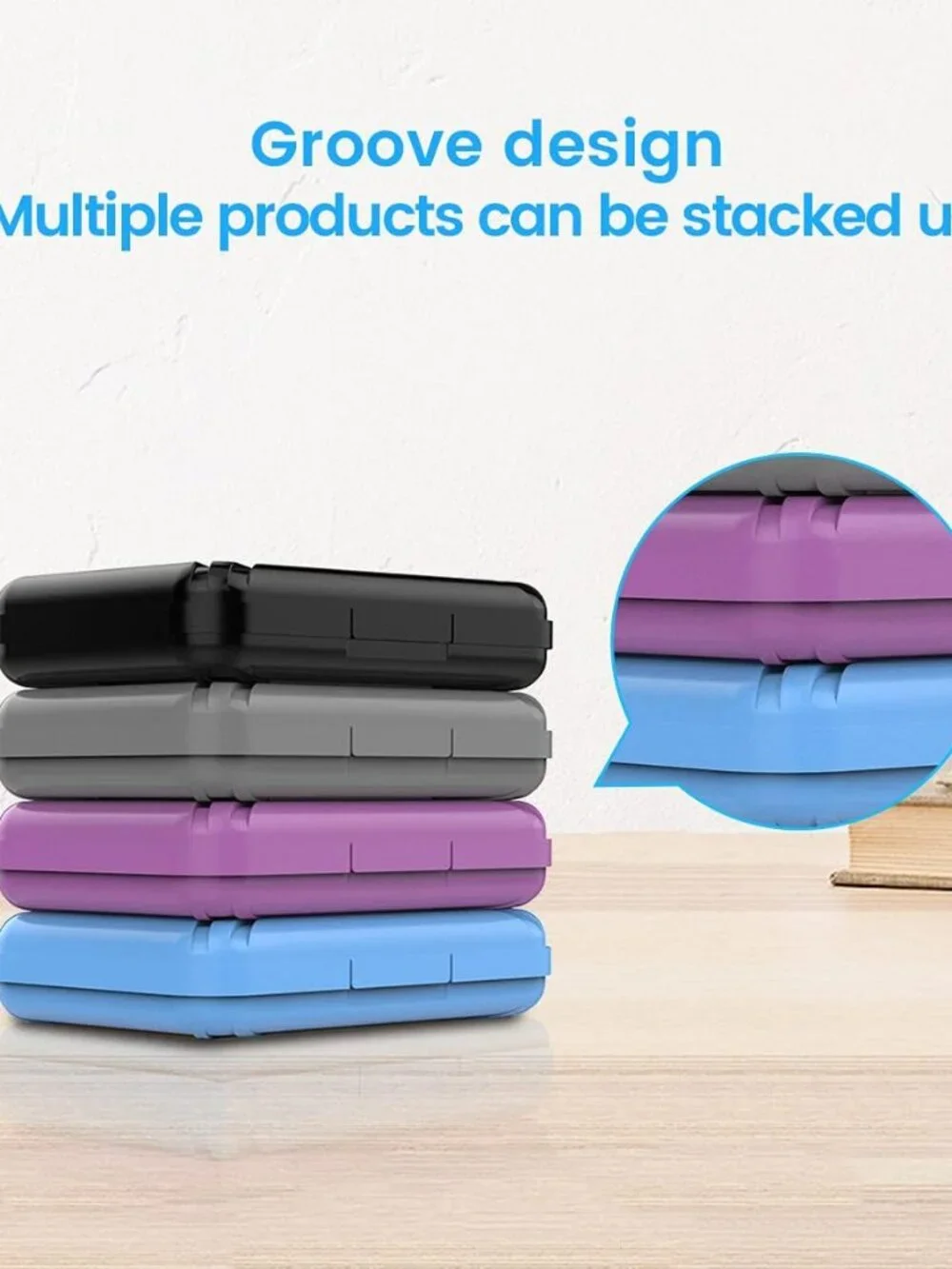 Hard Drive Case 3.5 inch HDD Storage Carrying Case Anti-Static and Shockproof Ex - Picture 6 of 7